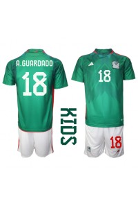 Mexico Andres Guardado #18 Babytruitje Thuis tenue Kind WK 2022 Korte Mouw (+ Korte broeken)
